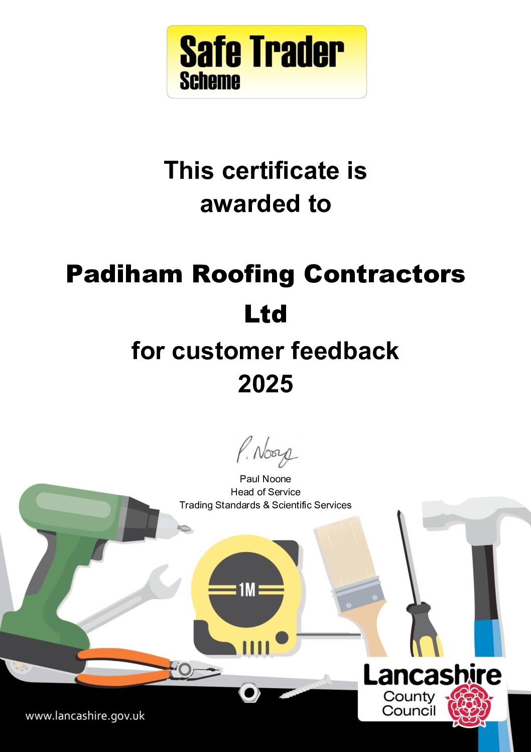 Padiham Roofing Contractors Ltd work gallery